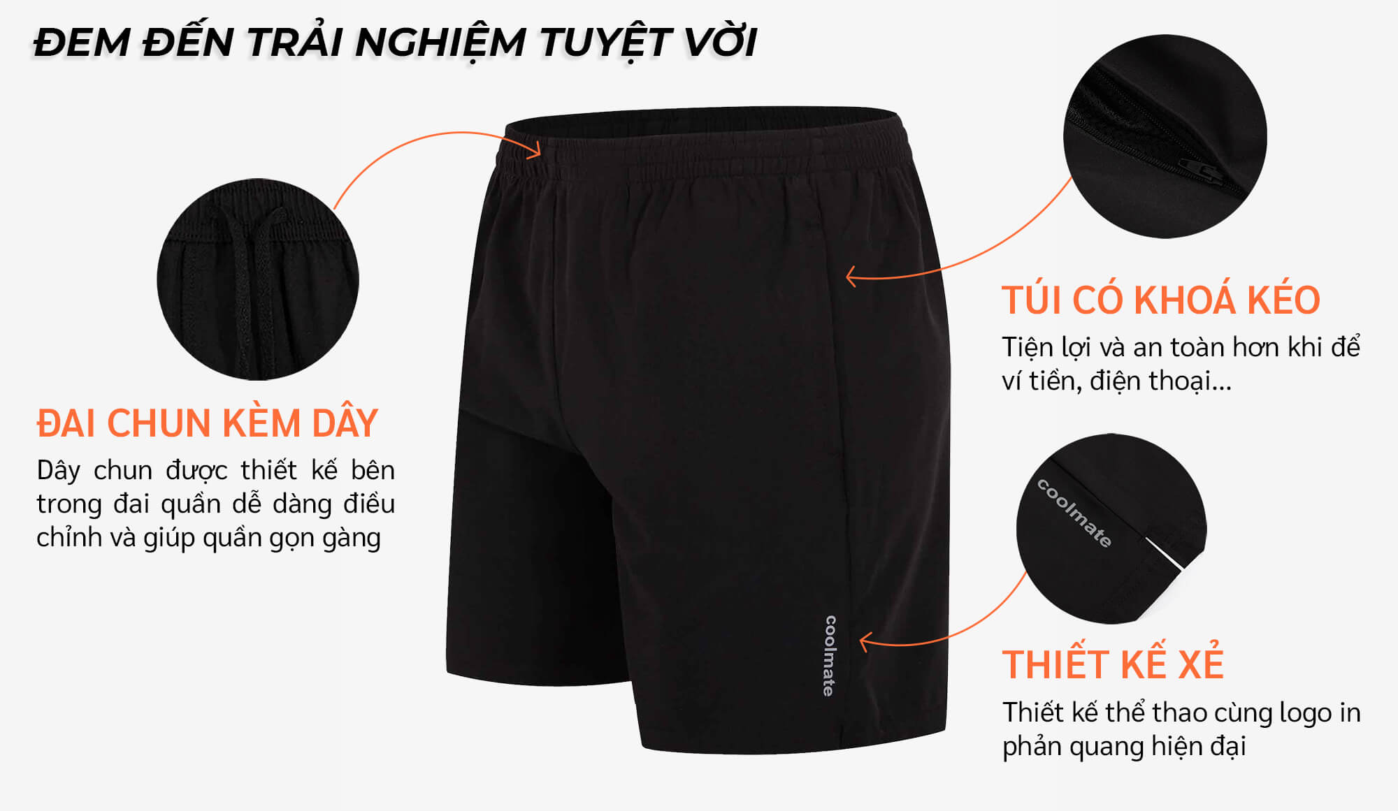Quần thể thao nam Ultra Short